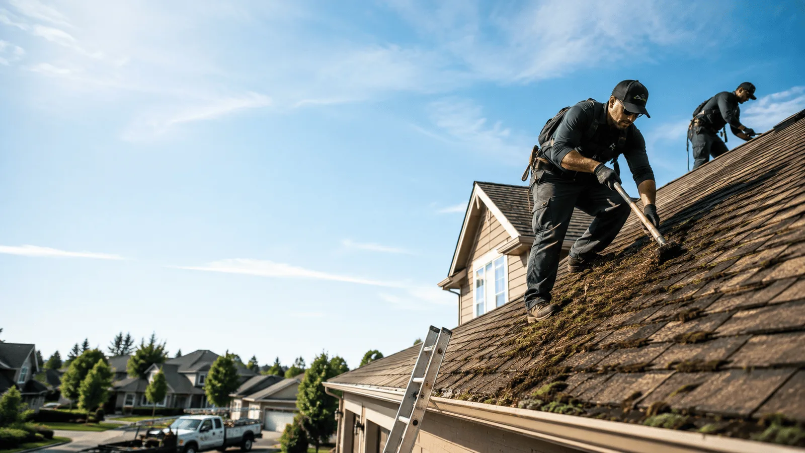 Roof Moss Removal in Central, LA near me
